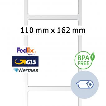 HERMA Thermodirektetiketten, 58316, Thermo eco, weiß, 110x162mm, 1.000 Etiketten/Rolle 