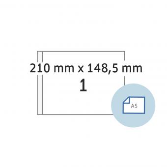 HERMA Blattetiketten A5, 8493, Papier weiß, 205x148,5 mm, 1.000 Blatt/1.000 Etiketten 