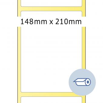 HERMA Thermotransferetik., 58004, Papier weiß, 148x210mm, 2.115 Etik./Rolle, Lieferein. 44 Rollen 