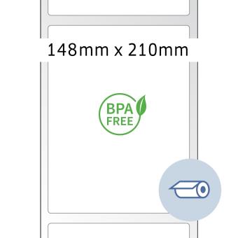 HERMA Thermodirektetiketten, 58350, Thermo eco, weiß, 148x210mm, 750 Etik./Rolle/Liefereinh. 6 Ro 