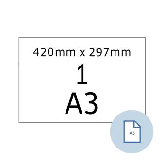 HERMA Blattetiketten A3, 9544, PE-Folie weiß, 420x297 mm, 40 Blatt/40 Etiketten 